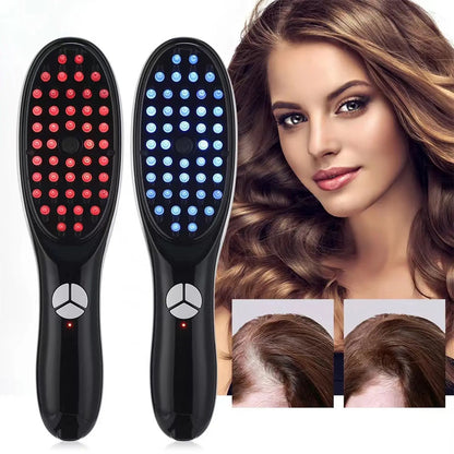 Electric Massage Hair Brush for Hair Growth 3 in 1 anti Hair Loss Scalp Massager with Steam and Oil Diffuser 3 Speed Settings