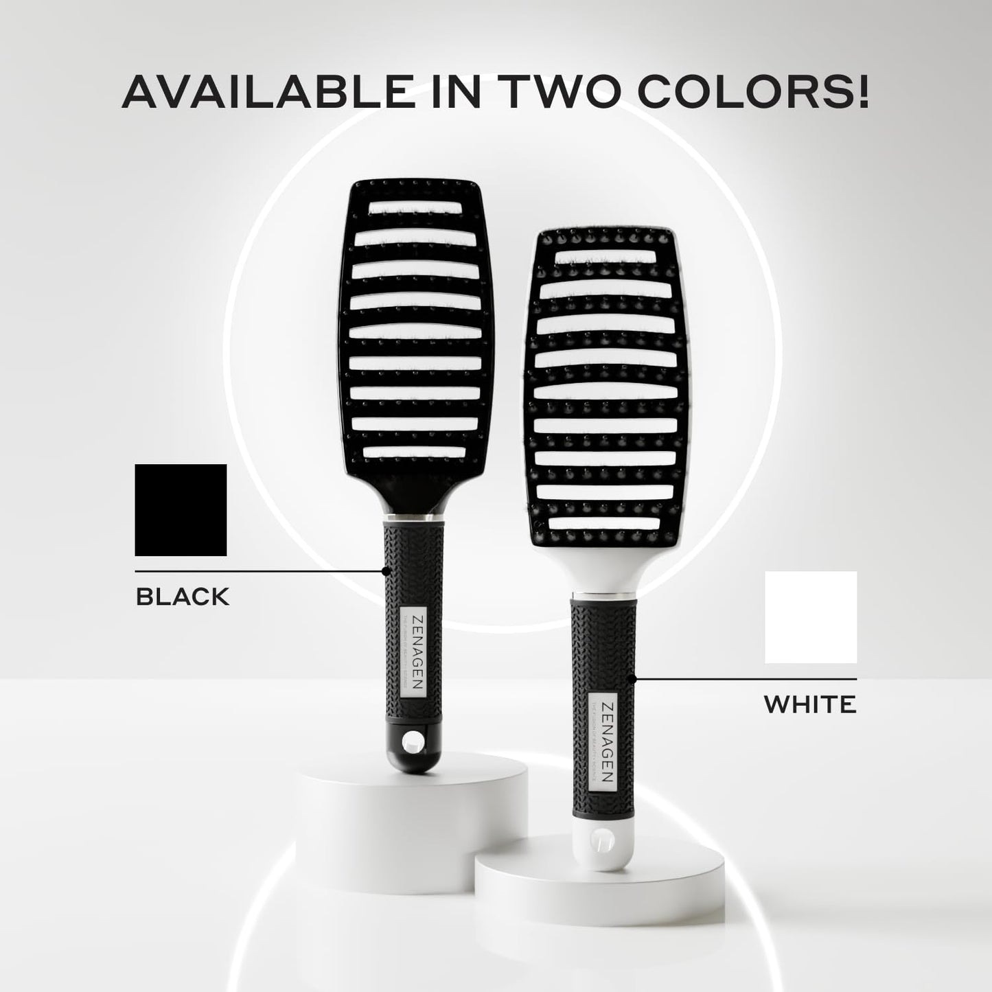 Zenagen Zen Brush | Detangles, Reduces Hair Breakage