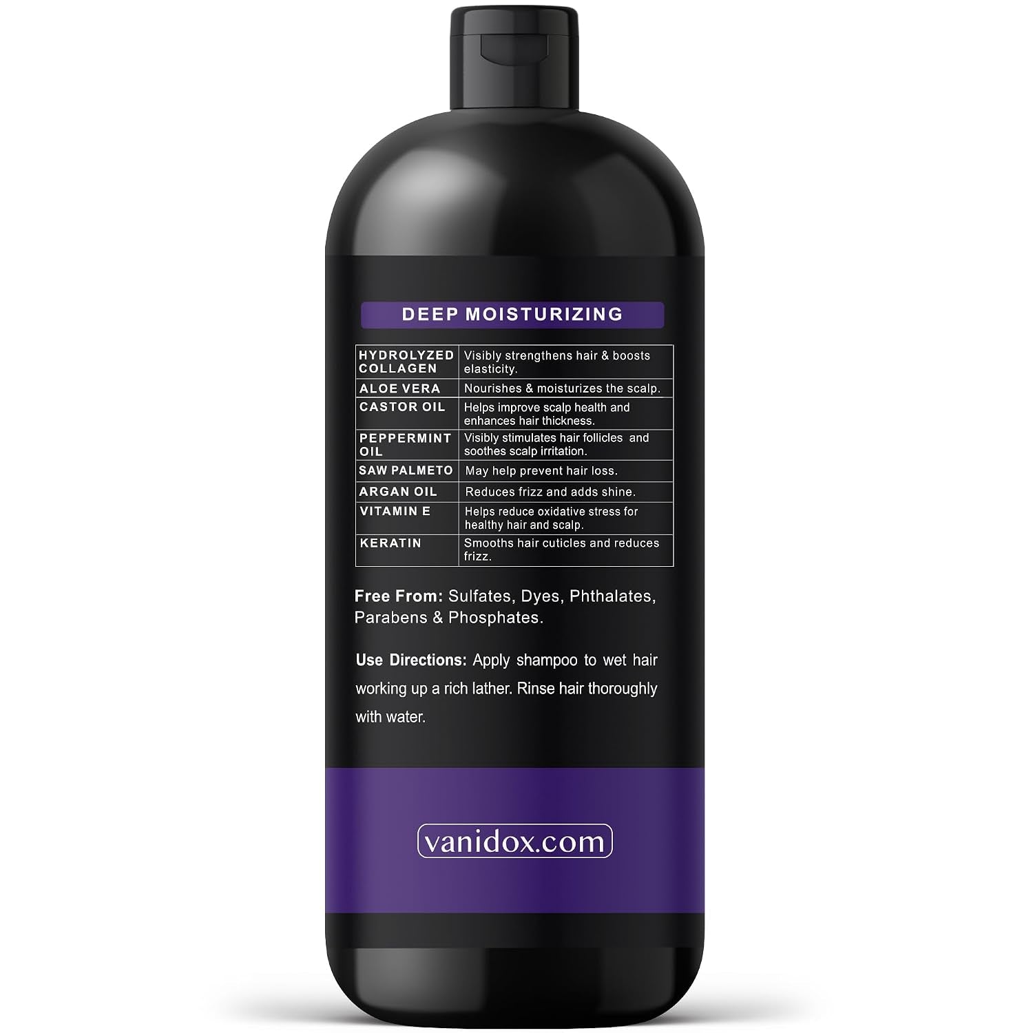 Tea Tree Oil Shampoo with Lavender & Mint | DHT Blocker Blend | Gently Cleanses Scalp, Helps Remove Buildup & Flakes | for Men & Women | Made in USA | 16 Fl Oz