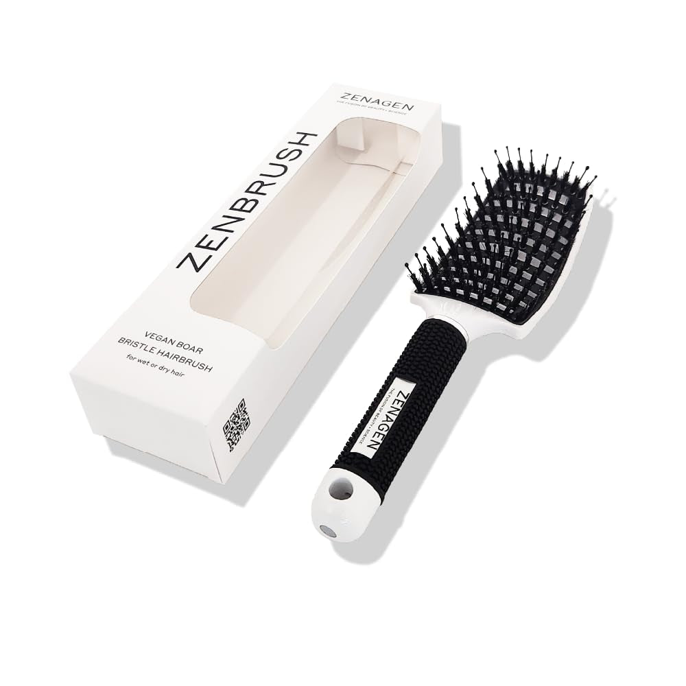 Zenagen Zen Brush | Detangles, Reduces Hair Breakage