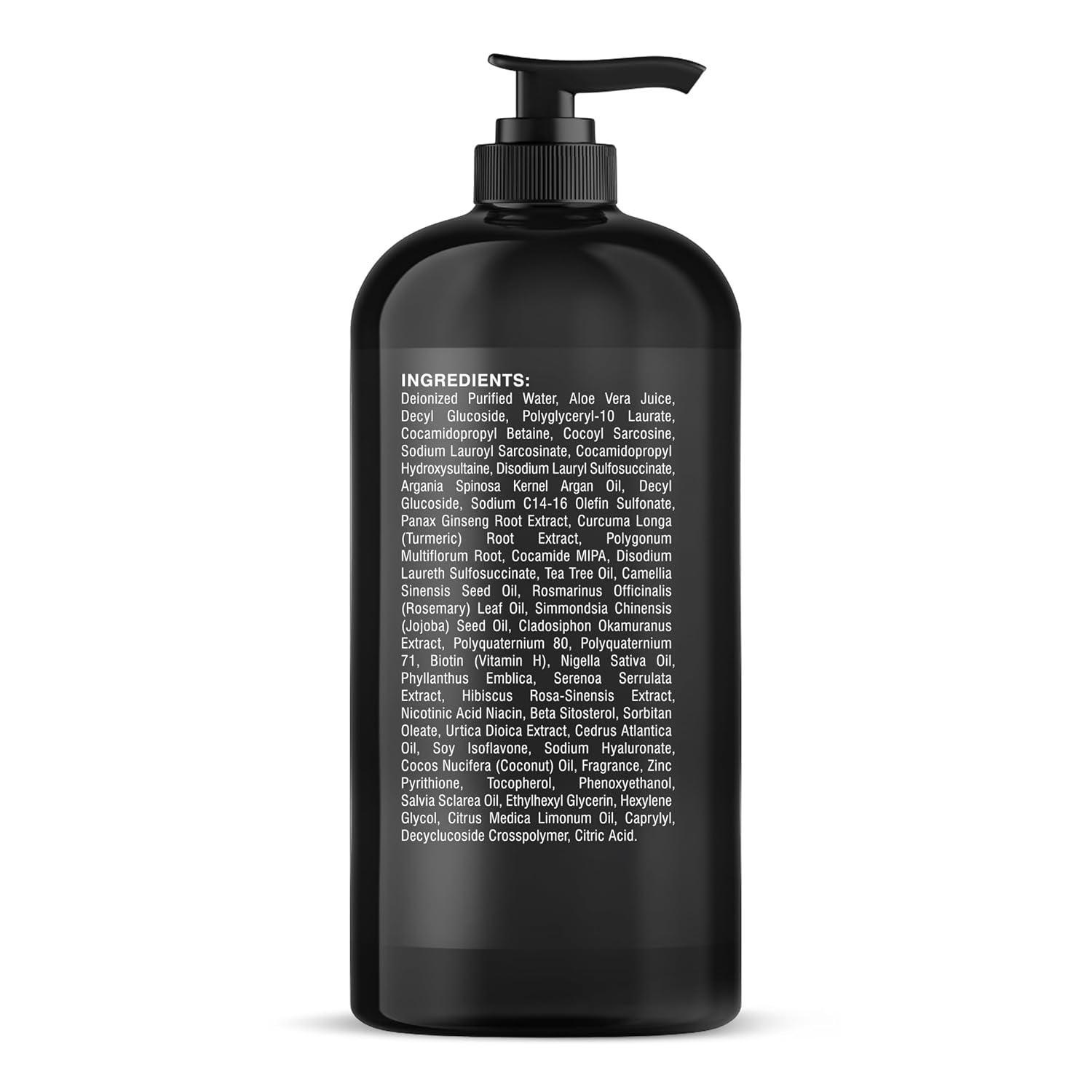 Biotin Shampoo - 16 Fl. Oz | | Infused with Korean Ginseng & Turmeric for Stronger, Thicker | Looking Hair | Sulfate & Paraben Free