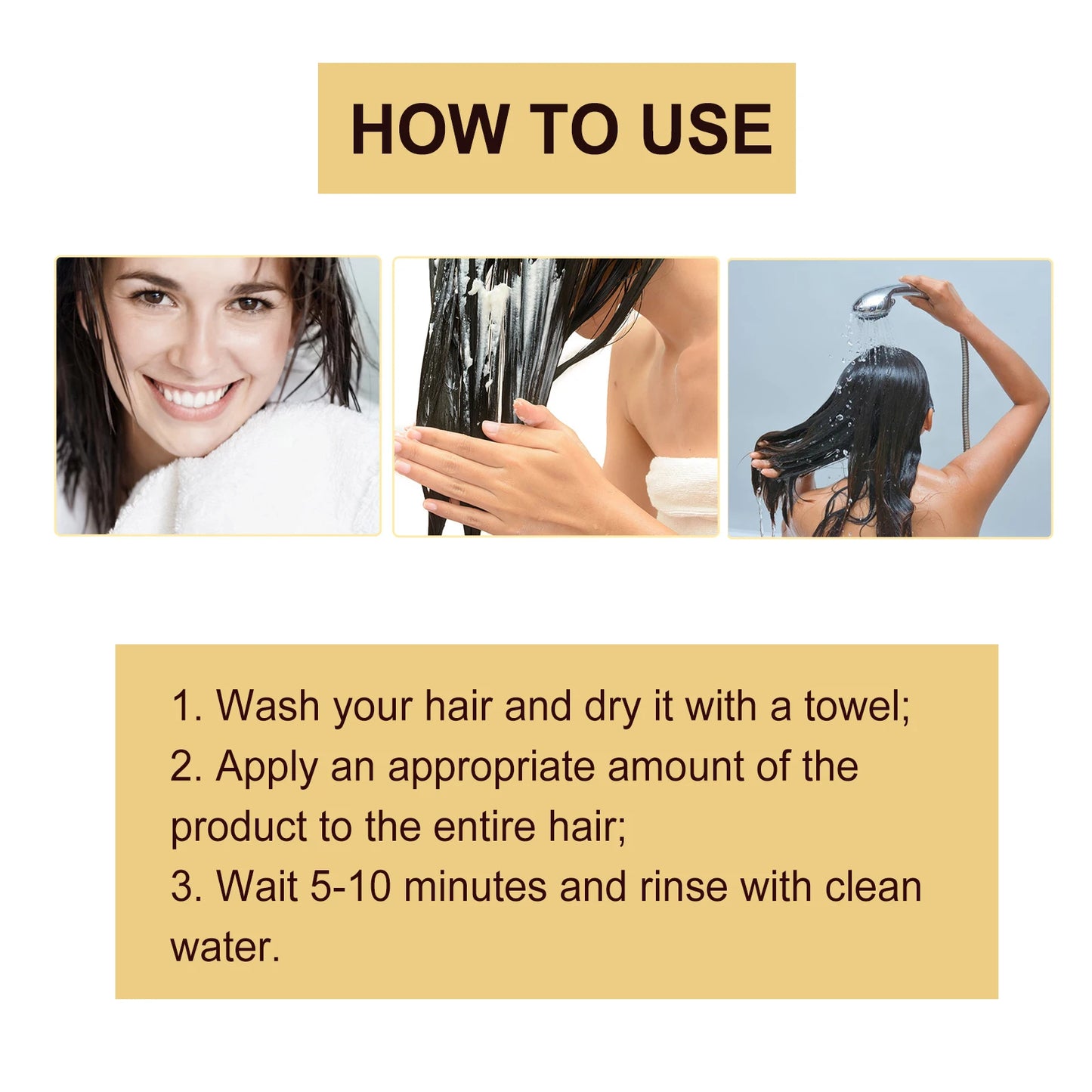 Collagen Hair Mask Reduce Dryness Nourishing Repair Damaged Hair Restore Hair Shine Anti-Frizzing Smooth Hair Care Mask