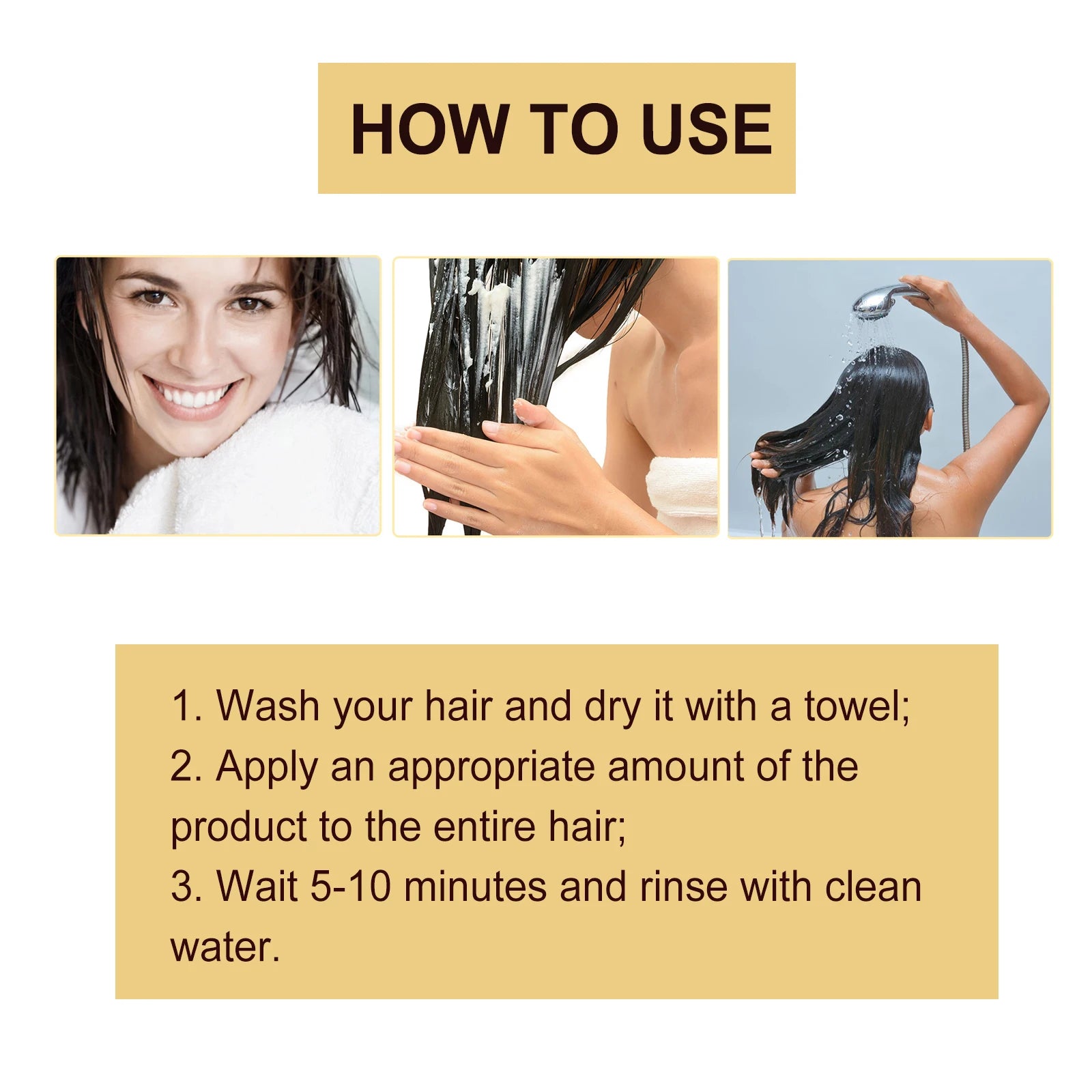Collagen Hair Mask Reduce Dryness Nourishing Repair Damaged Hair Restore Hair Shine Anti-Frizzing Smooth Hair Care Mask