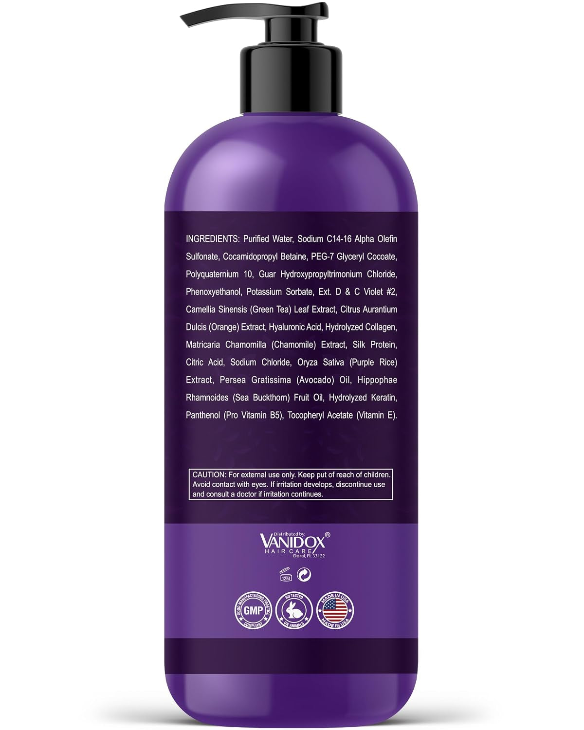 Brass Toning Purple Shampoo for Grey and Silver Hair, Infused with Purple Pigment, Sulfate Free Shampoo for Gray and Silver Hair (16 Fl Oz)