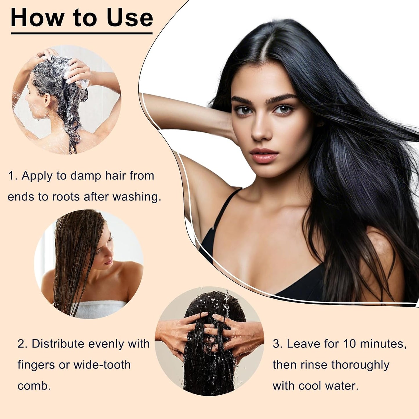 Revitalize Your Hair with Our Collagen Hair Mask - Deep Conditioning Treatment for Dry & Damaged Hair with Argan Oil - Smooth, Frizz-Free, Perfect for All Hair Types - 250ml / 8.45 Fl Oz
