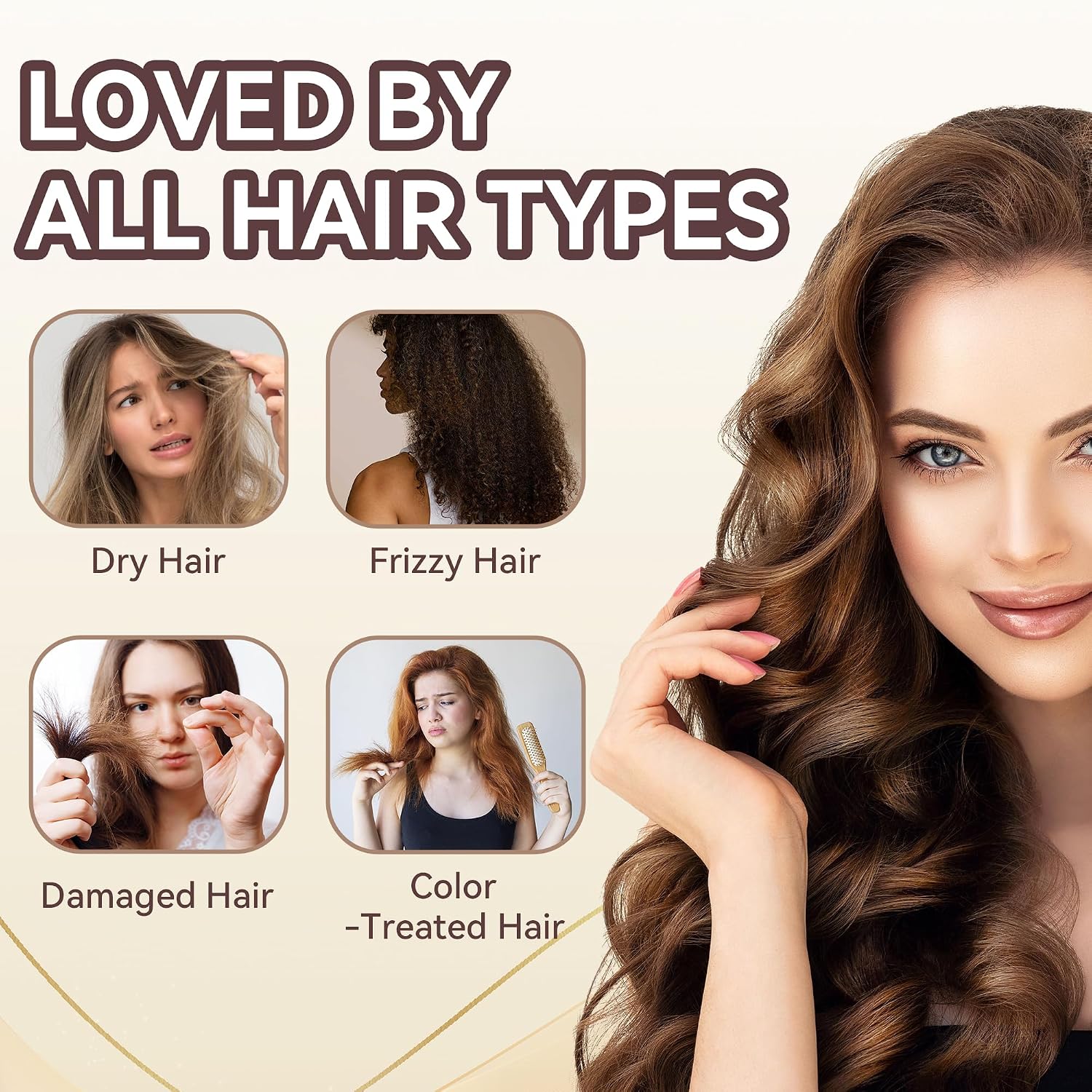 Revitalize Your Hair with Our Collagen Hair Mask - Deep Conditioning Treatment for All Hair Types, Infused with Argan Oil and Keratin, 8.45 Oz