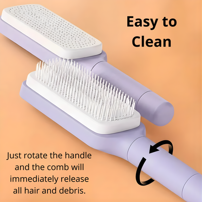 Self Cleaning Hairbrush