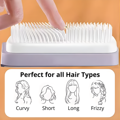 Self Cleaning Hairbrush
