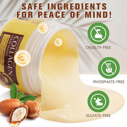 Revitalize Your Hair with Our Deep Repair Collagen Hair Mask - Ultimate Hydration & Nourishment for Dry, Damaged Strands - 150ml