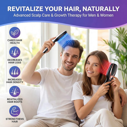 Scalp Massager, Electric Scalp Massage Brush, Hair Massage Brush, Electrichead Scratcher, Masssage Comb with Soft Rubber.