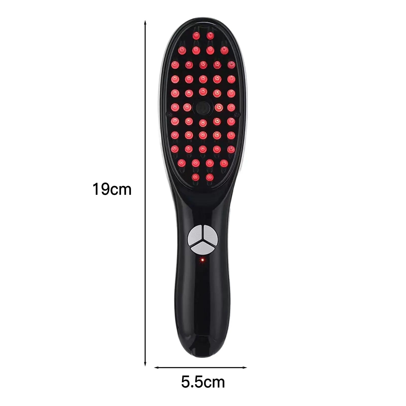 Electric Massage Hair Brush for Hair Growth 3 in 1 anti Hair Loss Scalp Massager with Steam and Oil Diffuser 3 Speed Settings