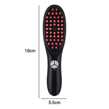Electric Massage Hair Brush for Hair Growth 3 in 1 anti Hair Loss Scalp Massager with Steam and Oil Diffuser 3 Speed Settings