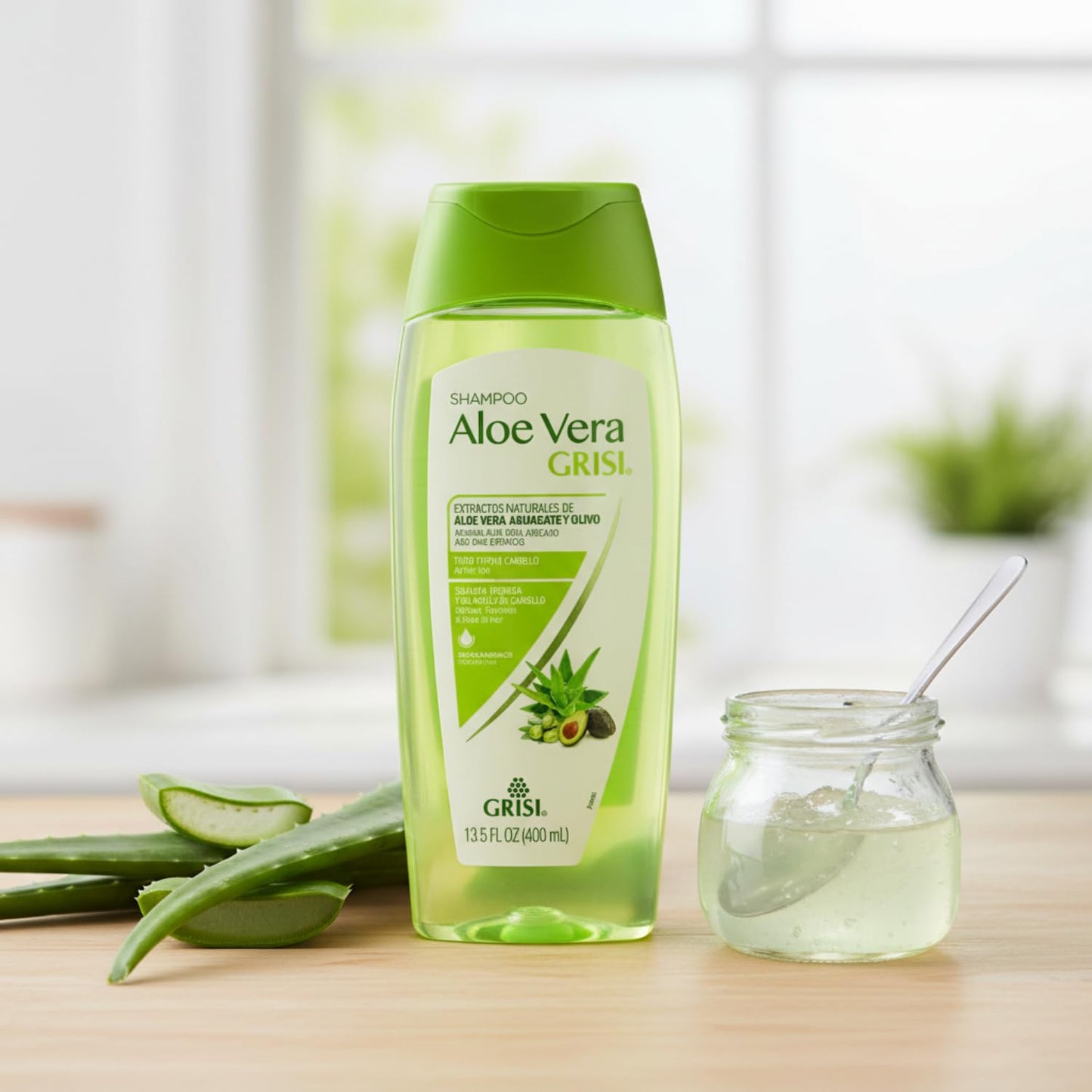 Aloe Vera Moisturizing Shampoo | Paraben-Free | 13.5 Fl Oz | 2-Pack