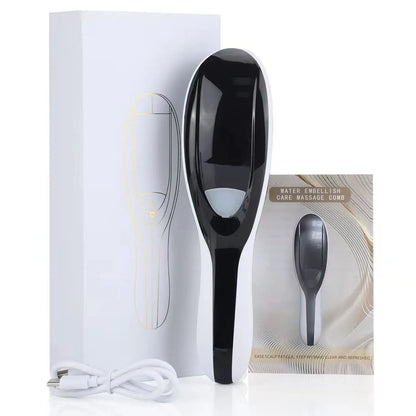 Electric Massage Hair Brush for Hair Growth 3 in 1 anti Hair Loss Scalp Massager with Steam and Oil Diffuser 3 Speed Settings