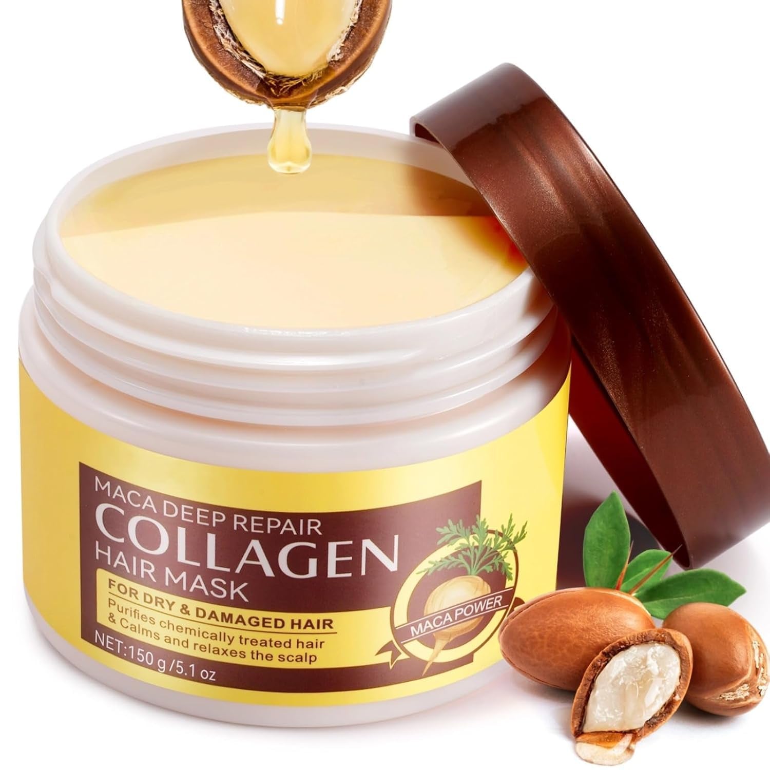 Revitalize Your Hair with Our Deep Repair Collagen Hair Mask - Ultimate Hydration & Nourishment for Dry, Damaged Strands - 150ml